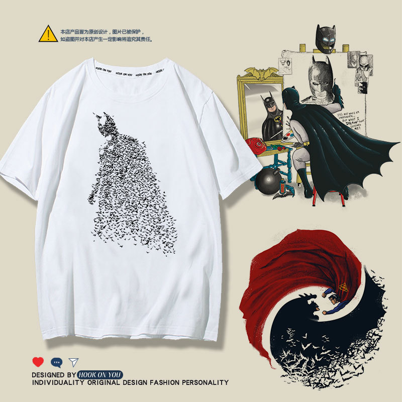 Marvel Superhero Batman T-Shirt Batman Bruce Wayne Superman Dark Knight T-Shirt Marvel Superhero Batman T-Shirt Batman Bruce Wayne Superman Dark Knight T-Shirt