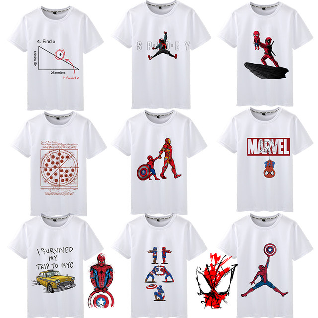 Spider-Man Heroes Never Home ISurvivedMyTripNyc Homecoming Day Dutch Brother's Same Style T-Shirt Short Sleeve