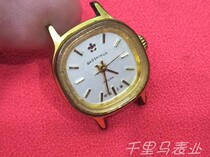 Gem flower mechanical manual second-hand Womens Watch accessories movement practice old watch low price discount clearance treatment