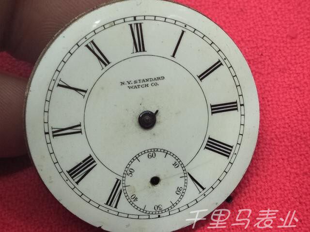 Foreign disk machinery antique old pocket watch movement second-hand old pocket watch disassembly old movement accessories transfer processing