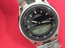 Japan Casio used quartz electronic double display digital pointer mens watch clearance discount price transfer sale