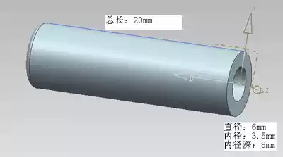 Button cap Ultra-long lightweight switch cap Extended button cap round handle straight white length 20mm Diameter 6mm