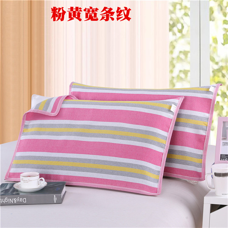 Tinh khiết bông dày lớn dành cho người lớn sinh viên cao cấp cotton cũ vải thô gối khăn cặp giải phóng mặt bằng bán đặc biệt