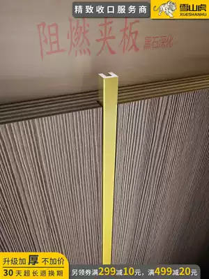 Xueshan Tiger XP2 tile edge strip Aluminum alloy U-groove suspended ceiling decorative strip Background wall metal inlay dividing line