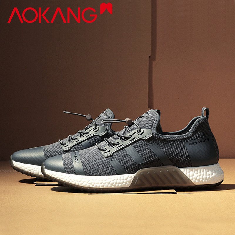 Aokang men's shoes autumn and winter broken code clearance special running casual shoes breathable Korean version of the trend mesh mesh shoes sneakers