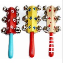 Cartoon Color Hand Clapping Drum Rattle Bells Bells Drummer Drummer baby instruments Orff instruments 12 Suzuki rattles