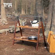 TNR Có Giá Để Đồ Gấp Ngoài Trời Có Giá Để Đồ 2 Lớp Hộ Gia Đình Giá Hoa Kệ Sách Gỗ Tự Lái Đa Năng Tự Lái Xe cắm Trại Đồ Nội Thất ghế tựa lưng gấp gọn bàn ghế cắm trại