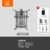 Bulin Q16 Gỗ Ngoài Trời Bếp Ác Liệt Lửa Gỗ Khí Đôi Bếp Di Động Thiết Bị Cắm Trại Gỗ Bếp Ngoài Trời Bếp bếp than cắm trại bep nuong du lich 