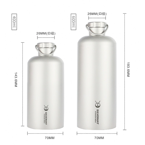 Серебряная серебряная муравья чистый титановый падда