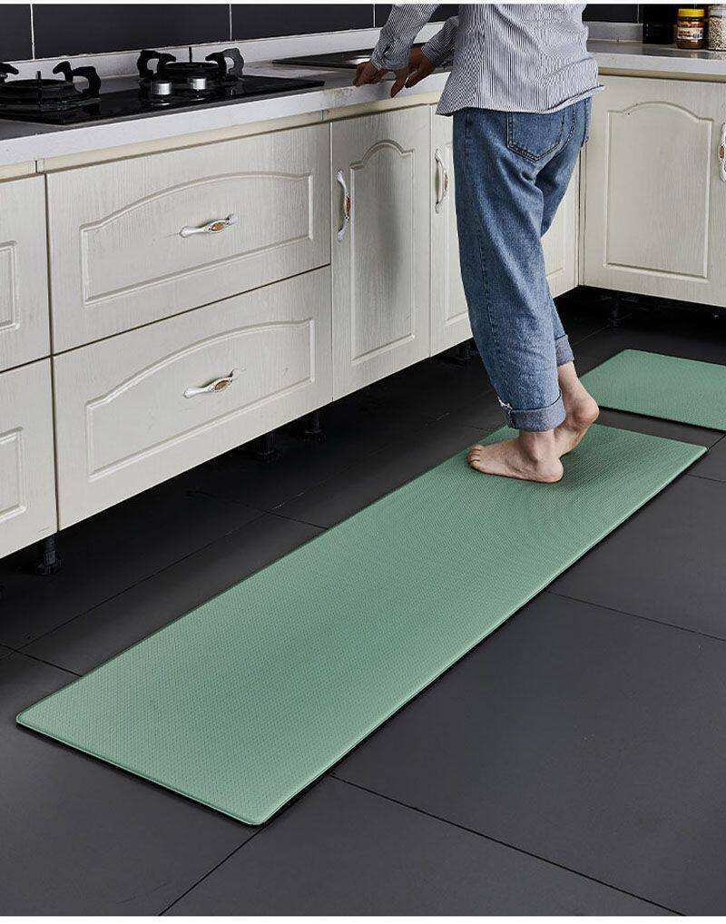 Коврик для ванной 1pcs pvc kitchen carpet waterproof oilproof pu leather kitc