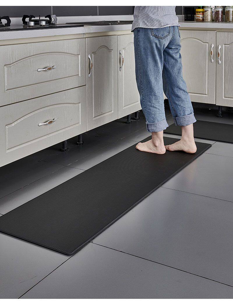 Коврик для ванной 1pcs pvc kitchen carpet waterproof oilproof pu leather kitc
