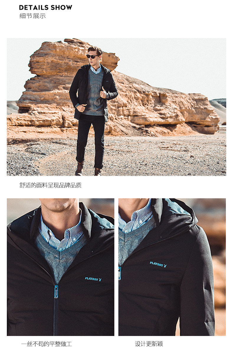 Blouson homme PLAYBOY     en Polyester - Ref 3120524 Image 17