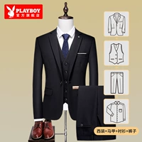 Черный жилет, штаны, рубашка