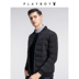 Áo khoác nam Playboy mùa đông 2018 phiên bản Hàn Quốc của đoạn ngắn mùa thu và áo khoác cotton cotton áo khoác cổ áo bóng chày áo khoác bóng chày da Đồng phục bóng chày