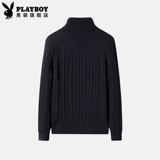 Playboy, зимний свитер, мужской трендовый трикотажный кардиган, увеличенная толщина, облегающий крой, оверсайз