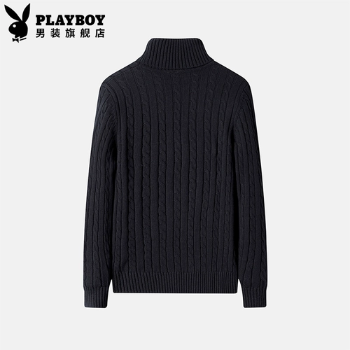 Playboy, зимний свитер, мужской трендовый трикотажный кардиган, увеличенная толщина, облегающий крой, оверсайз