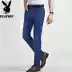 Playboy jeans nam mỏng thẳng mùa hè phần mỏng người đàn ông giản dị của cửa hàng flagship kinh doanh chính thức quần quan jean nam Quần jean