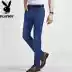 Playboy jeans nam mỏng thẳng mùa hè phần mỏng người đàn ông giản dị của cửa hàng flagship kinh doanh chính thức quần