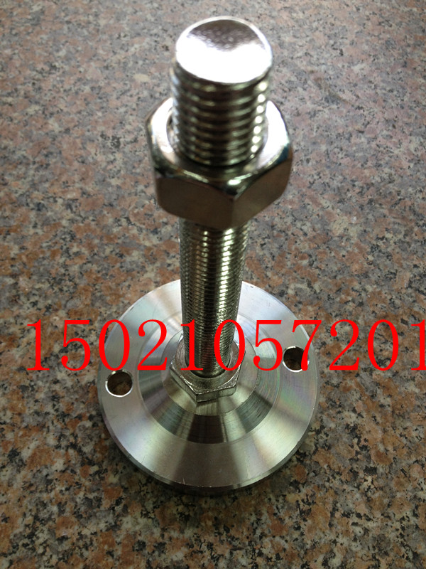 Full 304 stainless steel heavy fixed hooded foot directional foot adjustment foot screw 100M12M14M16M20M24