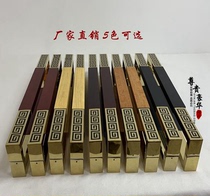 Spot wood Chinese antique door handle Hotel stainless steel glass door handle Back grain solid wood door handle