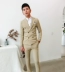 hộp đêm Hàn Quốc Slim Đàn ông Anh đôi ngực phù hợp sọc hai mảnh phù hợp với thủy triều nam quần áo Đêm áo dạ nam Suit phù hợp