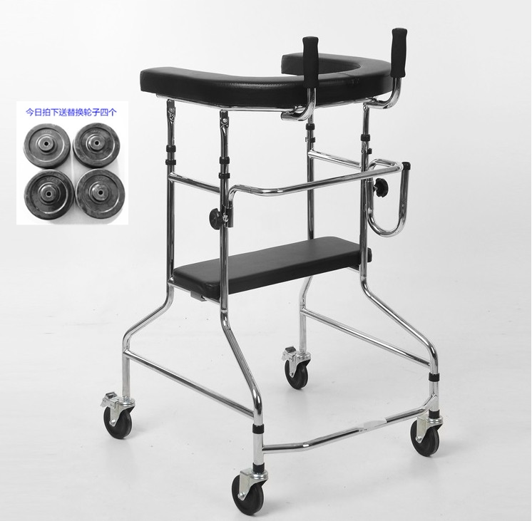 Standing frame elderly walker adult walker rehabilitation walking hemiplegia training equipment elderly assisted walker