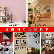 Direct Sowing Room 3d Solid Background Cloth Decoration Mesh Red Anchor Photo Background Wall Paper Fast Hand Shake Soundroom Background Wall