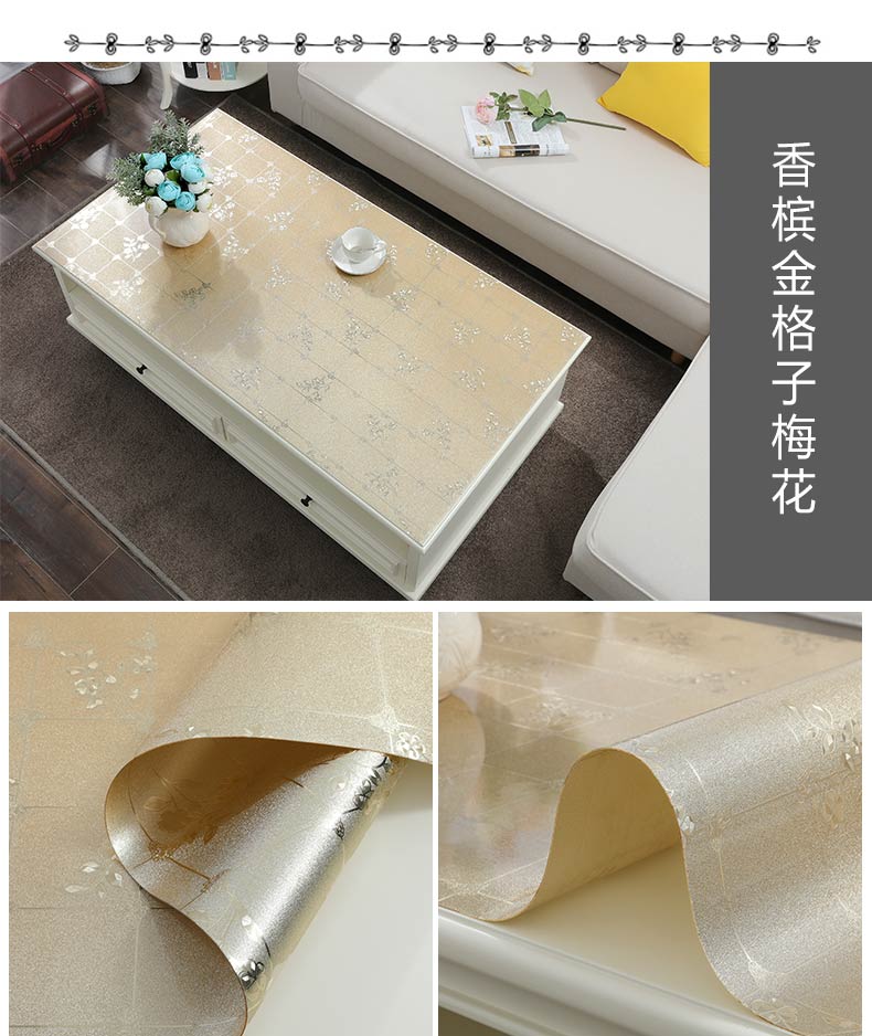Khăn trải bàn PVC chống thấm nước chống bỏng dầu mềm nhựa thủy tinh bàn dùng một lần bàn cà phê mat lưới đỏ in bàn vải mat - Khăn trải bàn khăn phủ bàn