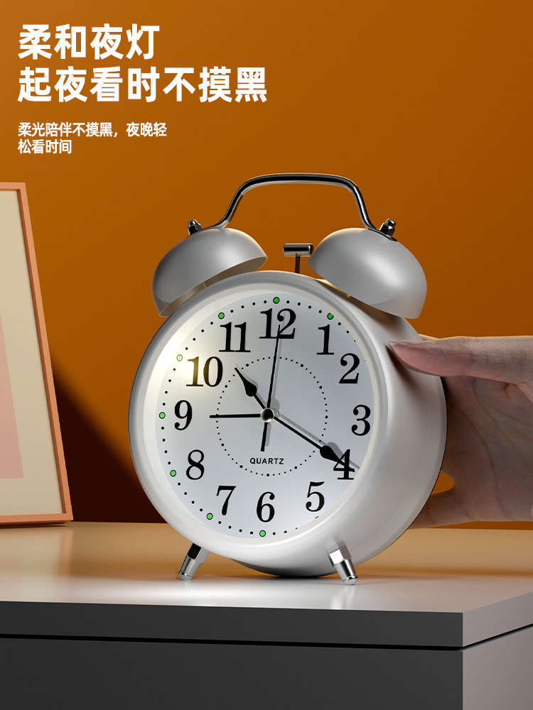 Alarm Clock for Students, Special Wake-Up Tool, 2025 New Model, Powerful Wake-Up for Middle and High School Students, Children, Boys and Girls, Small Clock