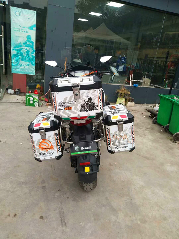 Adventure GSADV 2017 mới màu vàng tour 600 hợp kim nhôm bên hộp phía sau hộp phía sau hộp bên - Xe gắn máy phía sau hộp thùng sau xe máy giá rẻ