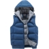 Mùa thu và mùa đông cotton vest nam xuống cotton dày Hàn Quốc những người yêu thích áo vest vest vest vest nam áo khoác nam mùa hè Áo vest cotton