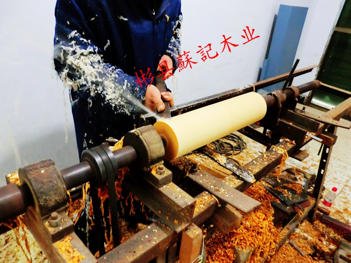Thanh gỗ nguyên chất thân thiện với môi trường thanh tròn 擀 杖 面 面 大号 大号 大号 枣 - Phòng bếp hộp đựng gia vị thông minh