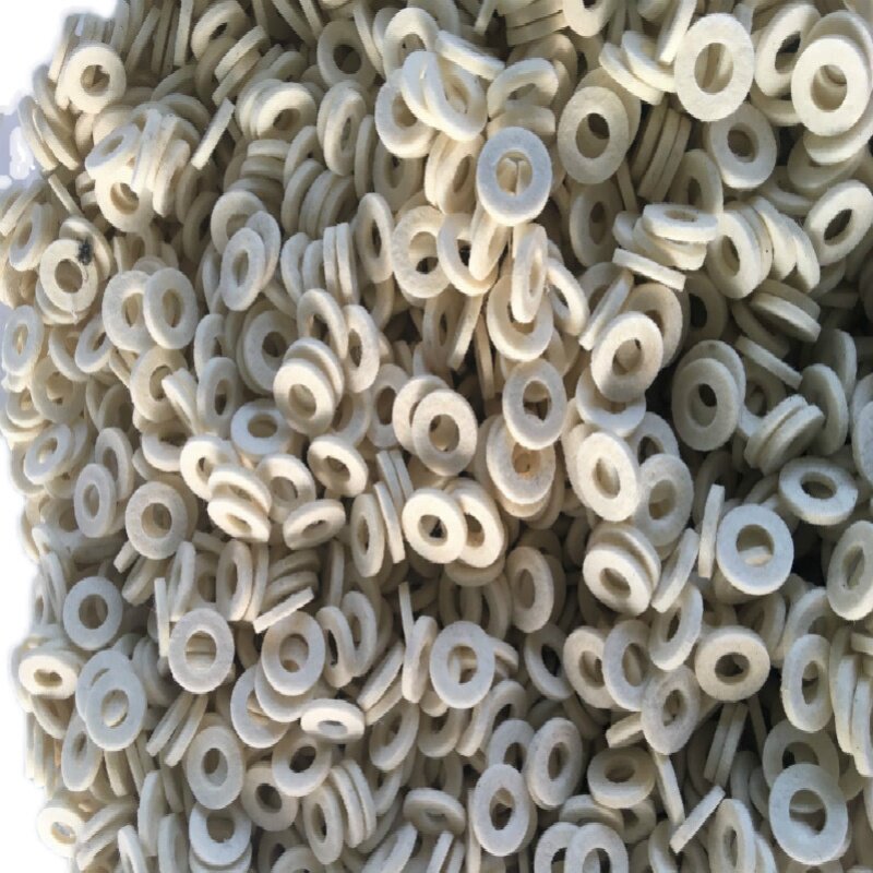 Industrial Sheep Felt Seal Ring Oil Seal Felt Cushion Mechanical Anti-Dust Ram Suction Oil Back Glue Felt Washer Strip Block