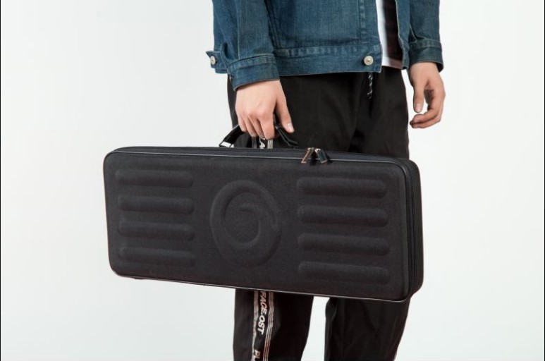 Portable portable hard shell long tool storage bag waterproof and dustproof instrumentation keyboard protective bag fishing rod bag