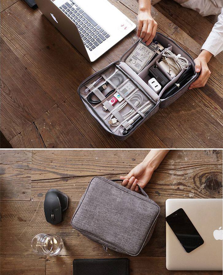 Multifunctional tool bag digital data cable mobile hard disk bag charging bag mobile phone bag multimeter instrument storage bag