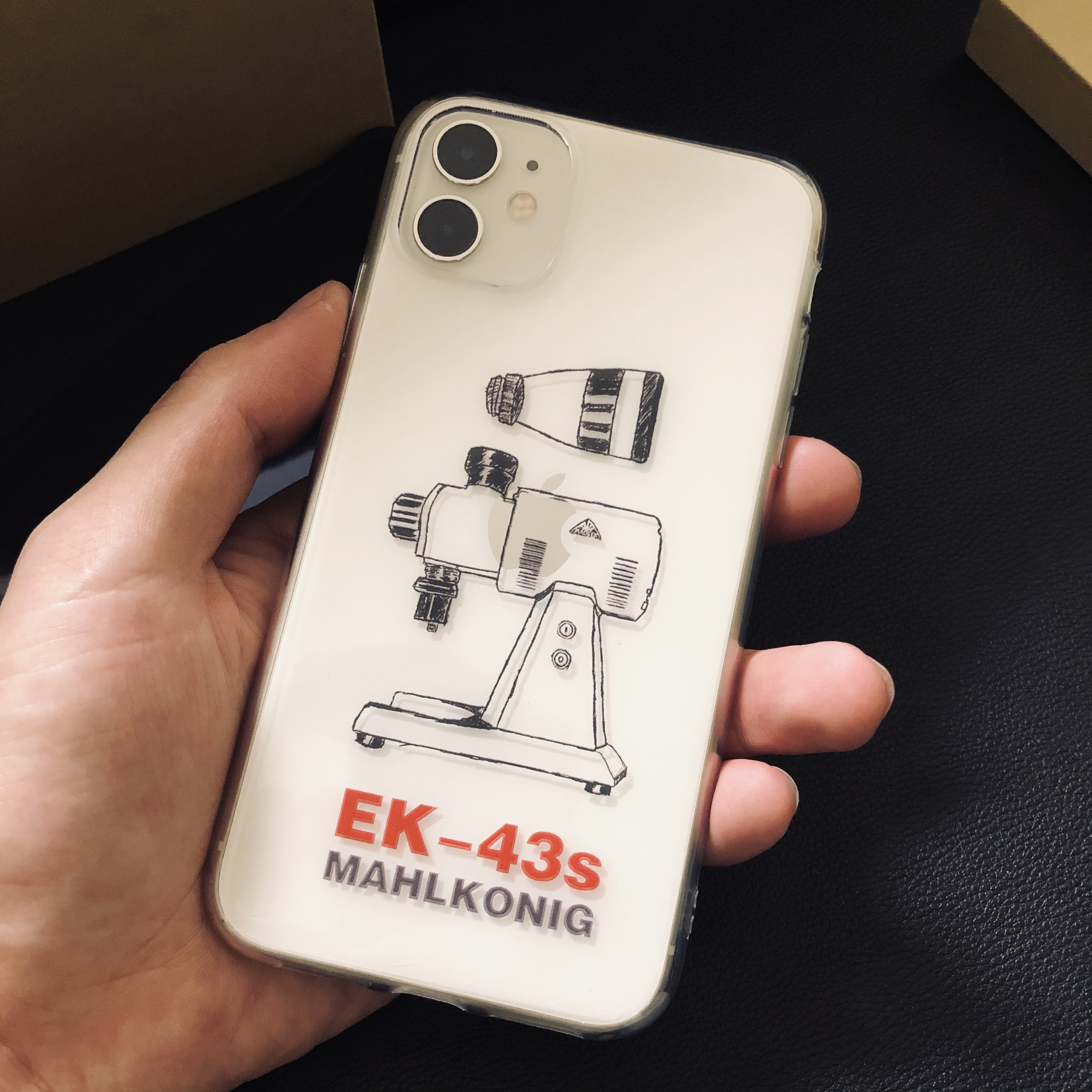 EK43 grinding beans handdrawn cell shell ) Ordinary transparent soft shell spending money on faith and slogan