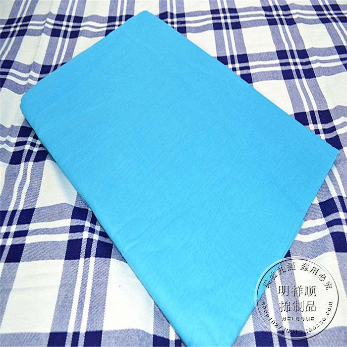 Sinh viên duy nhất màu xanh tinh khiết quilt cover đơn vị màu đào tạo quân sự sky blue quilt cover cotton duy nhất bìa giường màu xanh