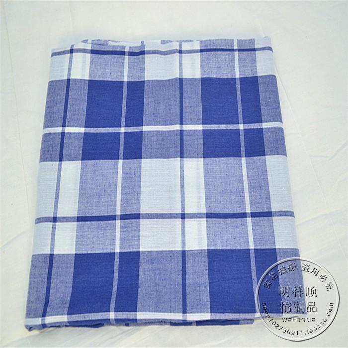 Sinh viên duy nhất màu xanh tinh khiết quilt cover đơn vị màu đào tạo quân sự sky blue quilt cover cotton duy nhất bìa giường màu xanh