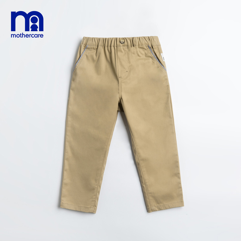 Mothercare Anh trai quần New Casual Khaki eo quần Straight.