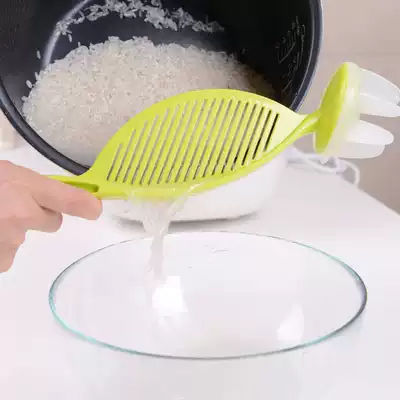 Japan imported inomata multi-function rice washing rice shovel mixing rod rice spoon rice washing machine with stop rice plate