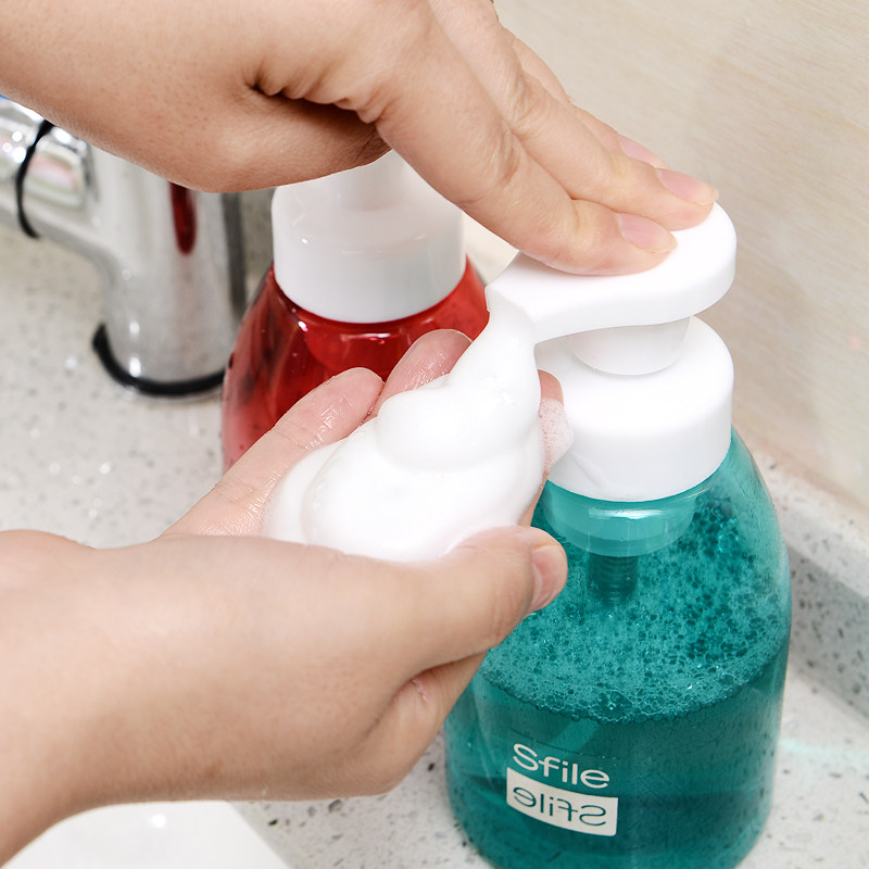 Japan LEC Foaming Bottle Frother Bottle Mousse Bottle Wash Face Milk Split Bottle Shampoo Sparkling Foam Bottle