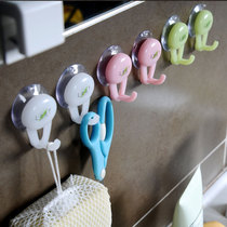 Japan Import Inomata Plastic Suction Wall Powerful Small Hook Bathroom Towel Hook Suction Wall Brush Hook 2 pieces