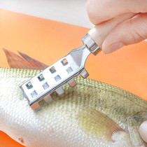 Japan imports ECHO kitchen fish scale scraping fish scale tool to fish scale tool wood handle fish scale brush wood handle