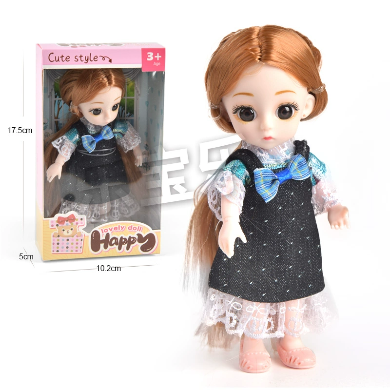 16cm Pui Ling Barbie công chúa ăn mặc quần áo salon đơn tinh tế nhỏ đồ chơi búp bê Lolita cô gái