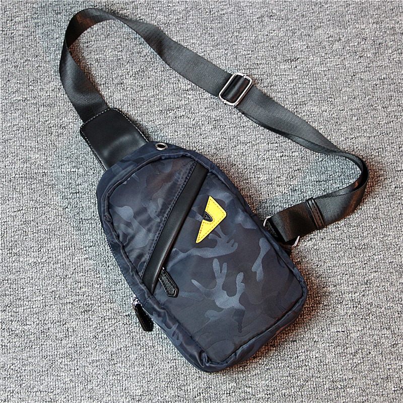 Brrack Bag Male Street Trend 2018 New Han Edition Camouflage Small Backpack Nylon Waterproof Chest Bag Bag