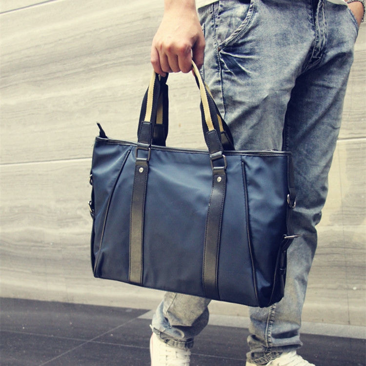 Handbag Male Korean Edition 2020 New Business Briefing Bag Bag Nylon Waterproof Single Bag