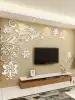 TV wall decoration background wall 3D three-dimensional acrylic wall stickers Wall stickers Wall stickers Living room creative decoration