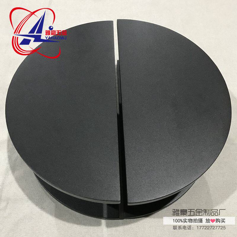 Ancient copper door handle Chinese circular handle glass door handwooden door handle half round door handle black