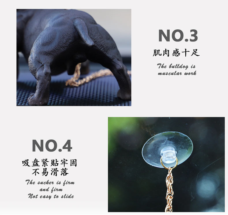 Xe bắt nạt chó trang trí xe cá tính sáng tạo xe cung cấp xu hướng chó trung tâm điều khiển mô phỏng búp bê - Ô tô nội thất Accesseries đồ trang trí xe ô tô