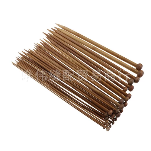 18 Pay/Set 36 Plet Igle Single -Heded Bamboo -Bambo, бамбуковая угольная палочка, деревянная масса для шарф -шарф с длинным игольчатым свитером